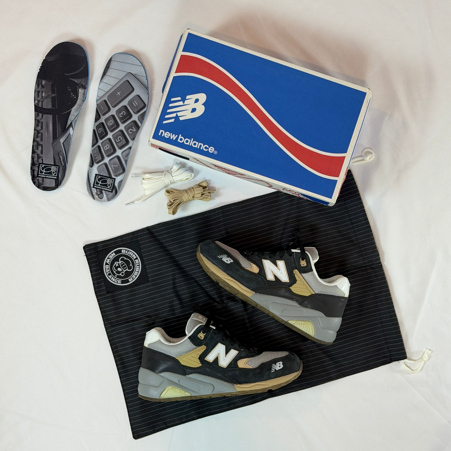New Balance 580 Burn Rubber White Collar (Pre-Owned)