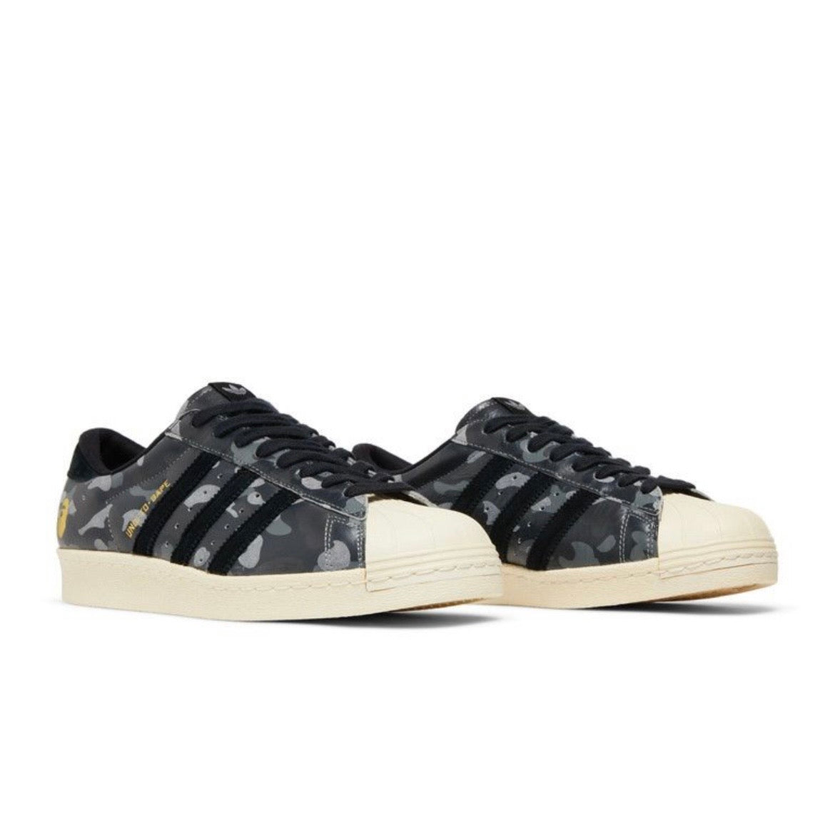 Adidas Superstar 80s x Undefeated x Bape Black Camo