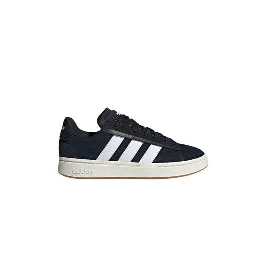 Adidas Grand Court Alpha Core Black Gum White Stripes
