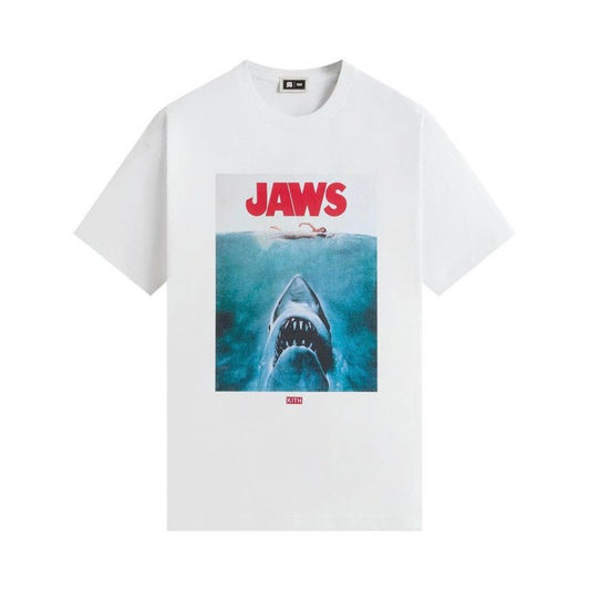 Kith For Jaws Main Poster Vintage Tee White