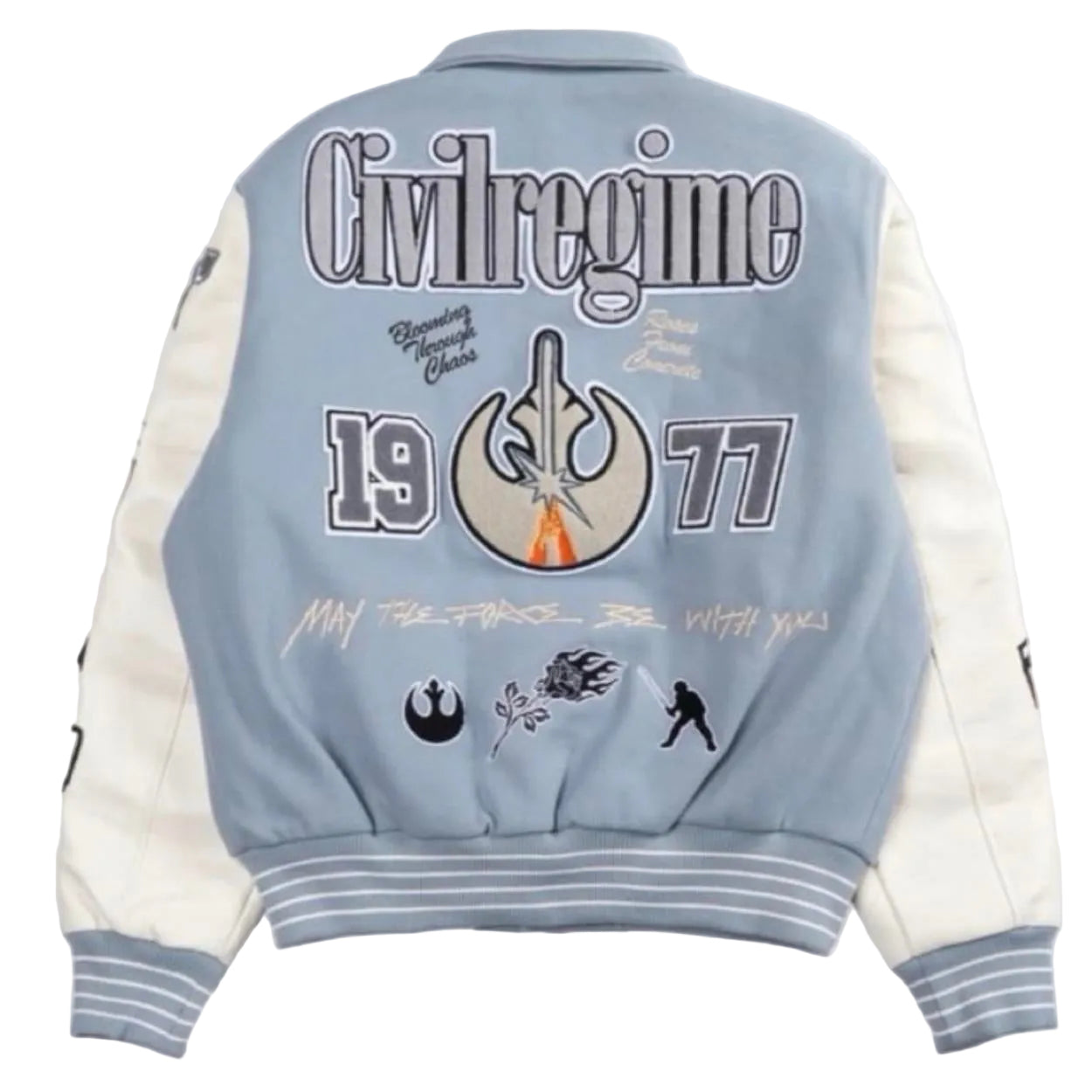 Civil Regime x Star Wars Varsity Jacket Blue White