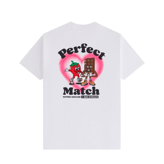 Kith T Shirt Treats Perfect Match Dating Hotline Strawberry White
