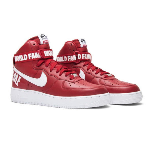 Nike Air Force 1 High Supreme World Famous Red