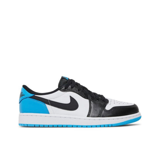 Jordan 1 Low Black Dark Powder Blue (Women's)