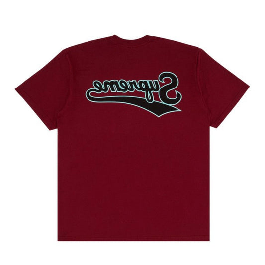 Supreme Backwards Tee Cardinal