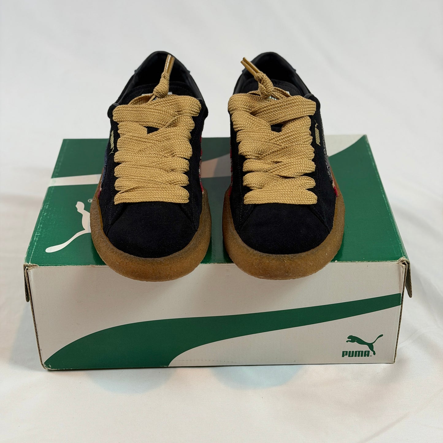 Puma Suede Crepe Pattern Black