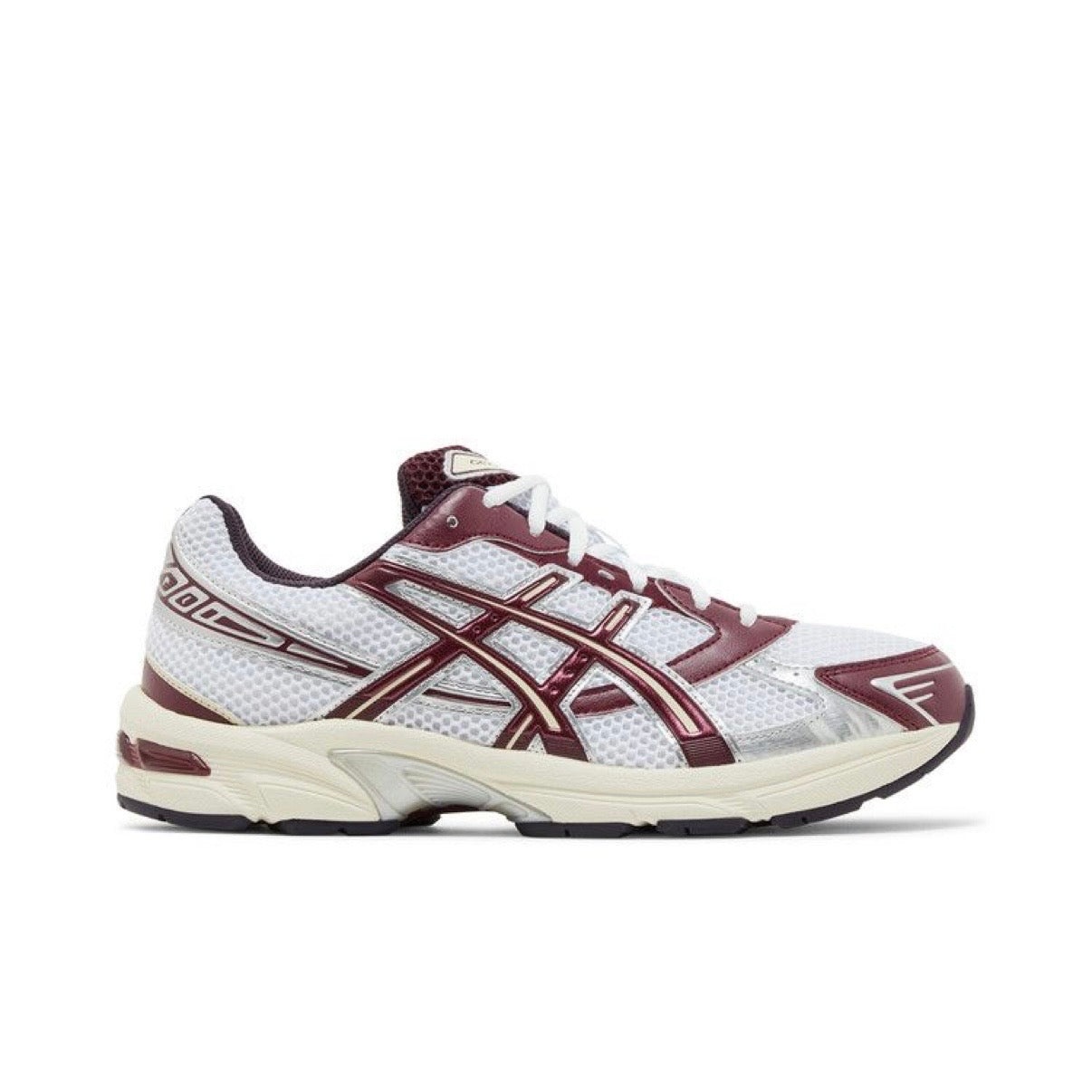 ASICS Gel-1130 White Maroon Banner