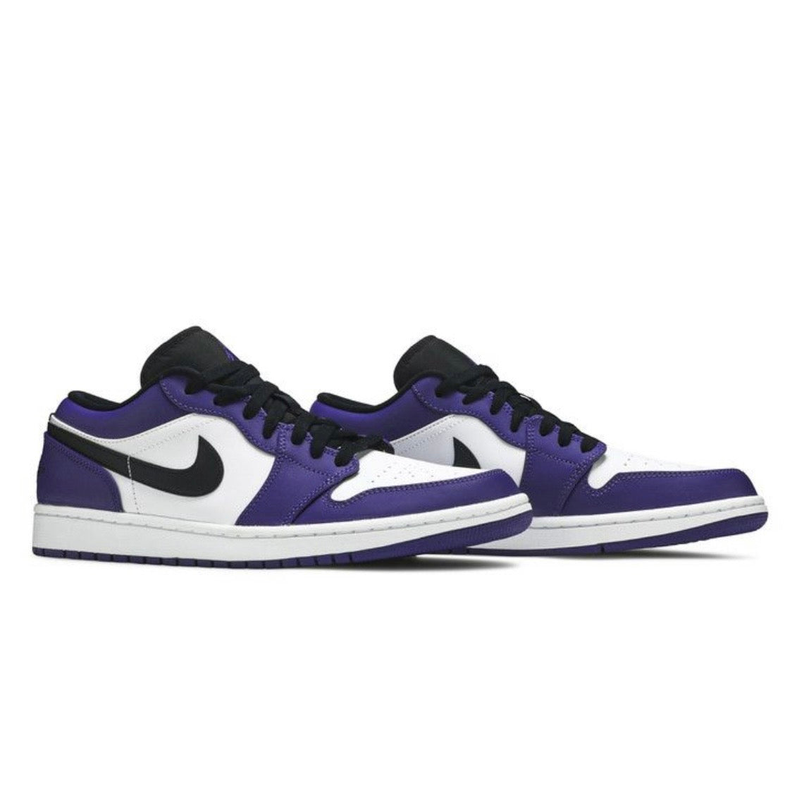 Jordan 1 Low Court Purple White
