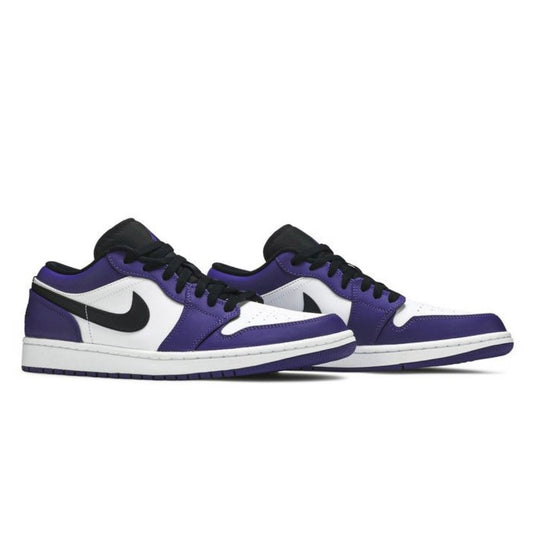 Jordan 1 Low Court Purple White