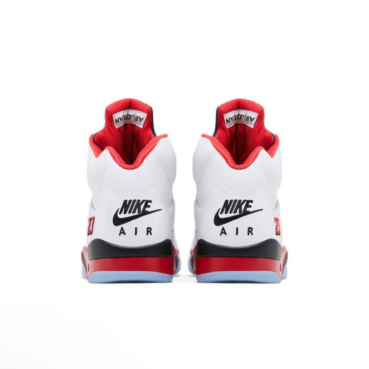 Jordan 5 Retro Fire Red Black Tongue (2025)