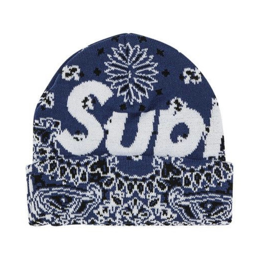 Supreme Bandana Big Logo Beanie