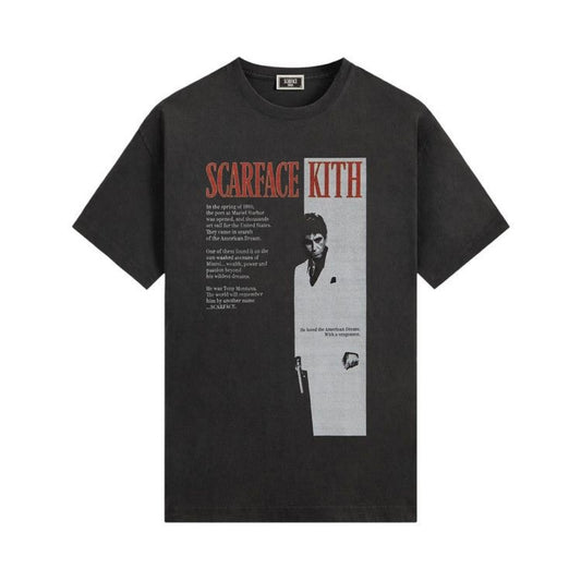 Kith x Scarface Film Poster Vintage Tee Black