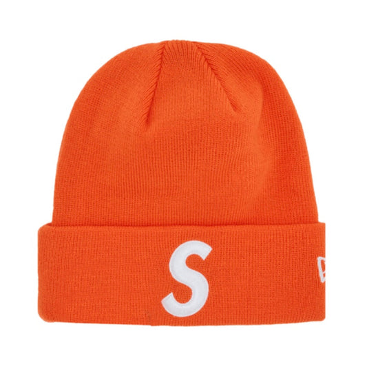 Supreme New Era S Logo Beanie Orange