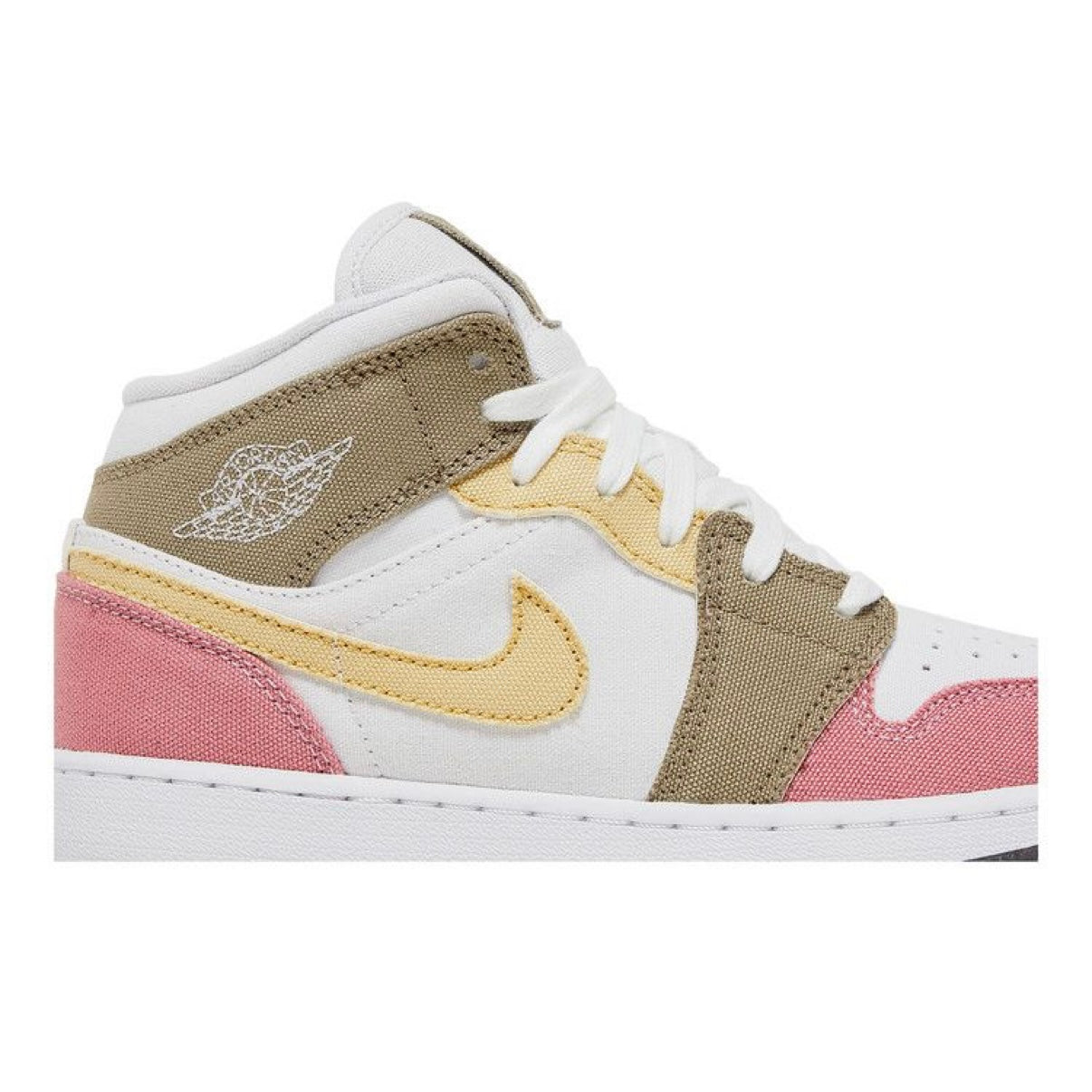 Jordan 1 Mid SE Pastel Vivid Green Grind (GS)