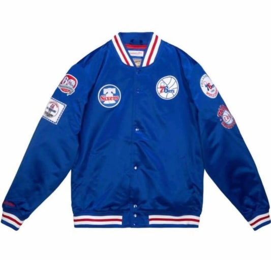 Mitchell and Ness NBA Champ Jacket Philadelphia 76ers