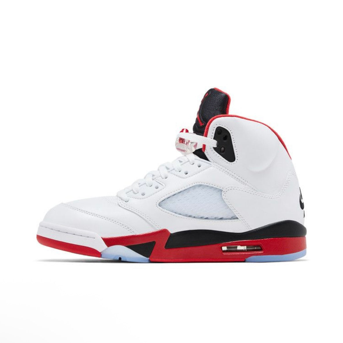 Jordan 5 Retro Fire Red Black Tongue (2025)