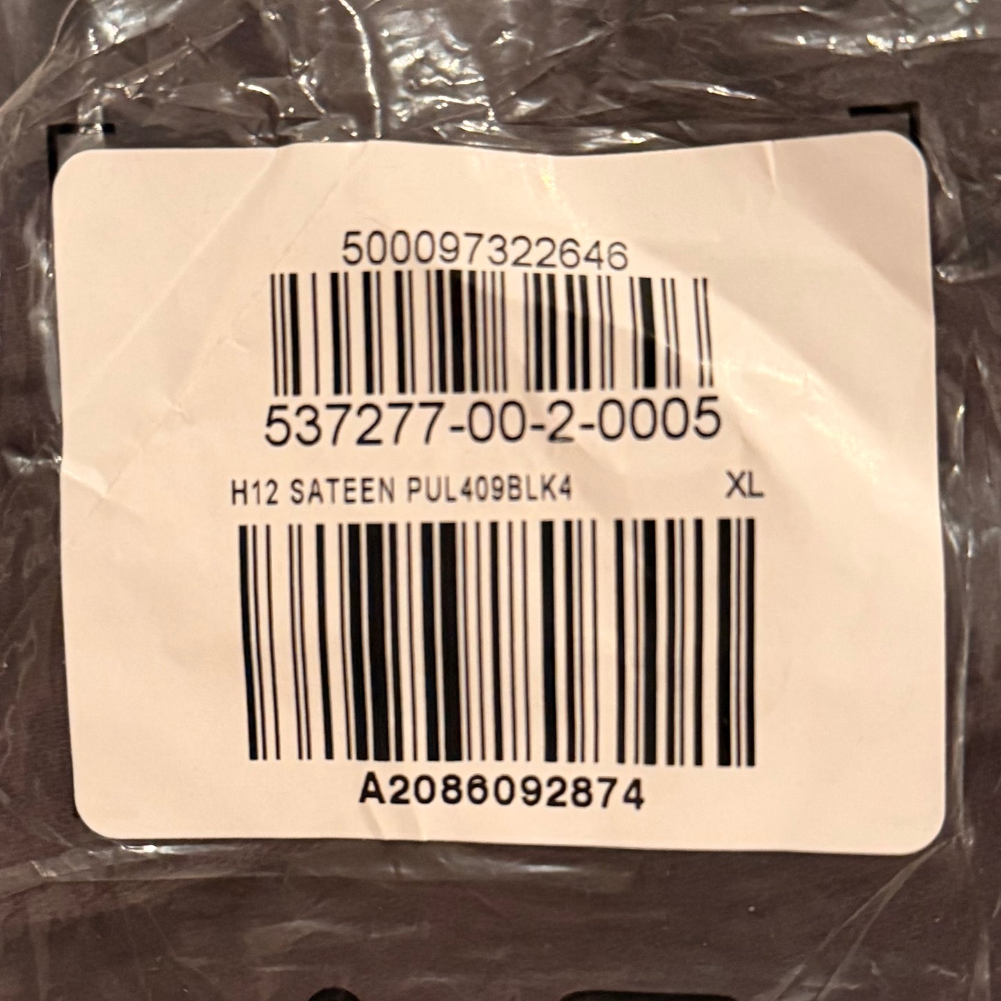 H12 Yeezy Gap SATEEN cargo pants (Black)