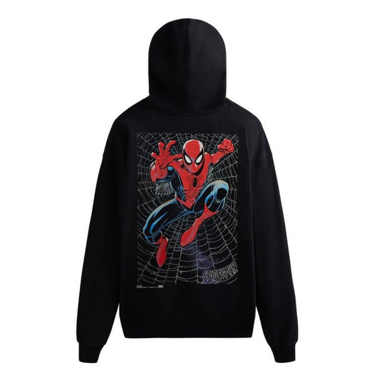 Kith Marvel Spider-Man Web Logo Hoodie