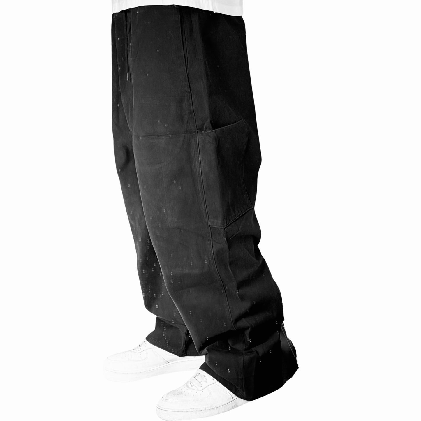 H12 Yeezy Gap SATEEN cargo pants (Black)