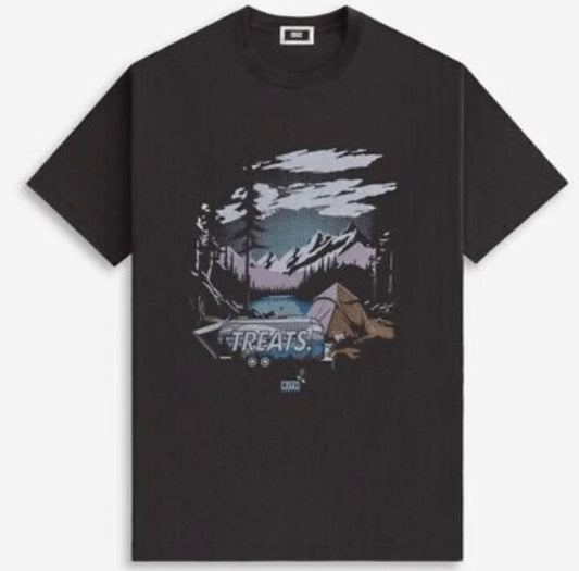 Kith Treats Campground Lake Vintage Tee Black