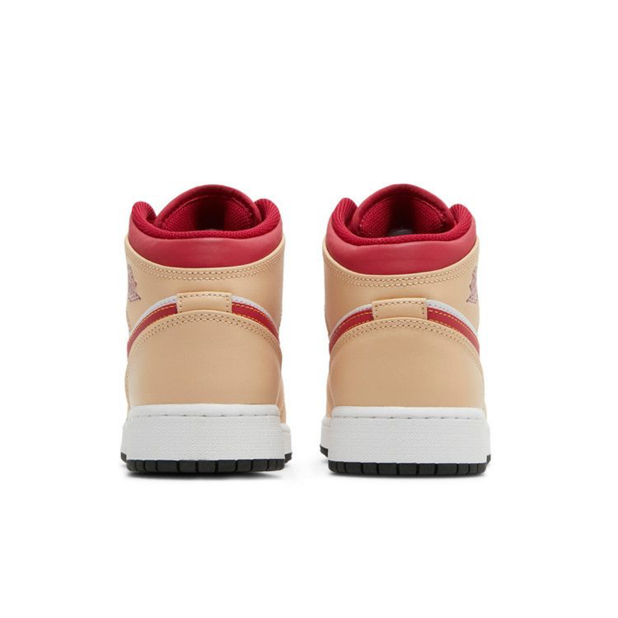 Jordan 1 Mid Light Curry Cardinal (GS)