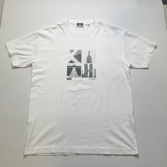 KITH Mens New York "Parts of a Whole" White Tee