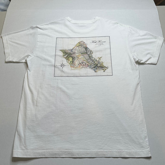 Kith Honolulu Hawaii Map Tee