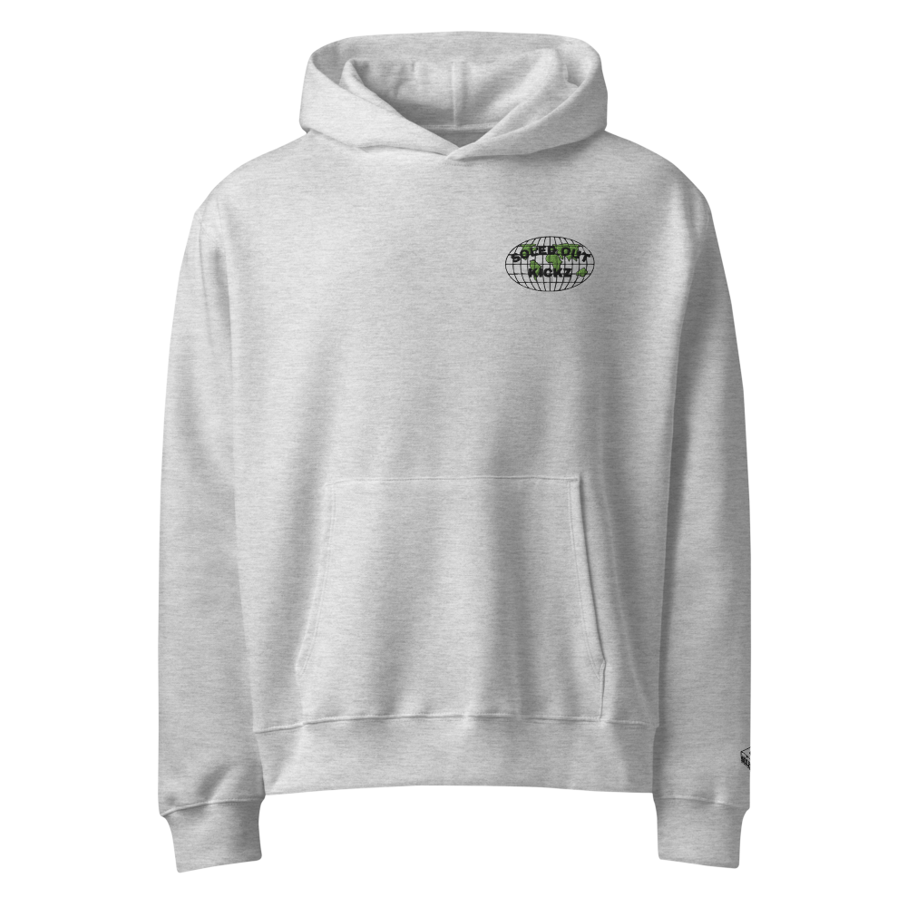 SOK Around The World Globe Logo Oversized heavyweight hoodie